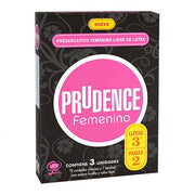 PRESERVATIVO FEMENINO 3x2 | PRUDENCE FEMENINO SIN LÁTEX