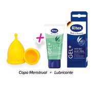 Kit Copa Menstrual + Lubricante | Yellow