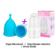 Kit Copa Menstrual + Esterilizador de Vapor | SkyBlue
